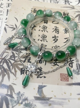 李莲花衍生印象款琉璃手链ins潮清冷古风气质高级感复古莲花手串