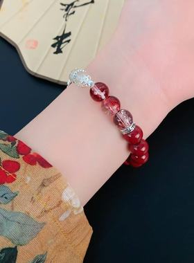 永夜星河虞书欣凌妙妙印象款手链小众设计衍生古风高级感琉璃饰品