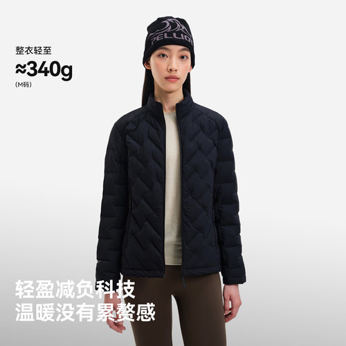 伯希和户外800蓬羽绒服女鹅绒保暖轻薄立领夹克冲锋衣内胆男新款 - 图1