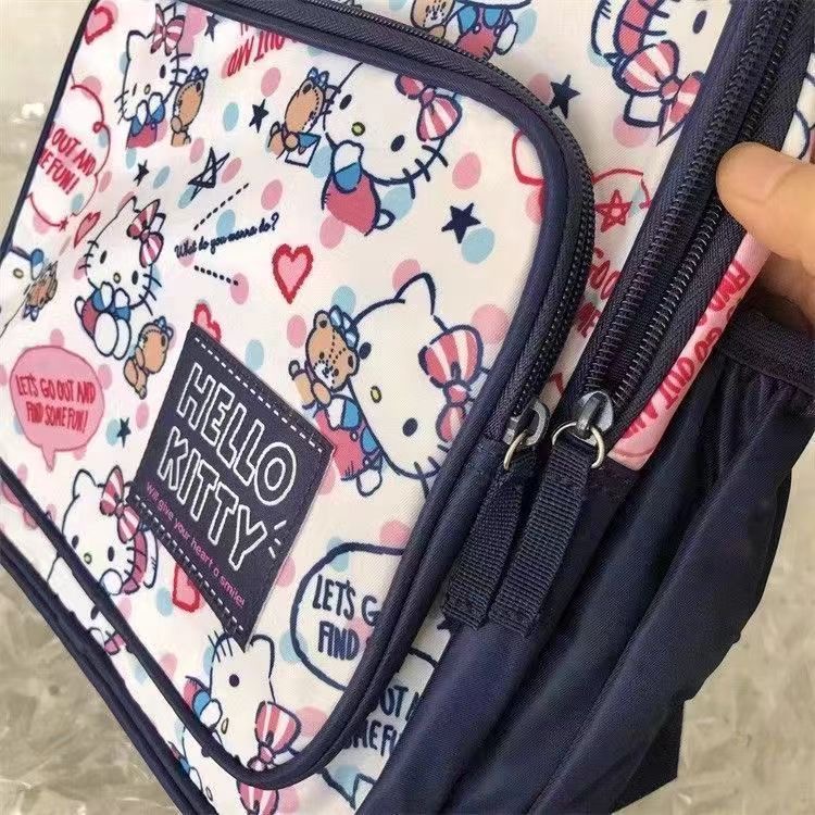 出口双肩包学生书包hellokitty猫儿童背包户外旅游包女生外贸尾货