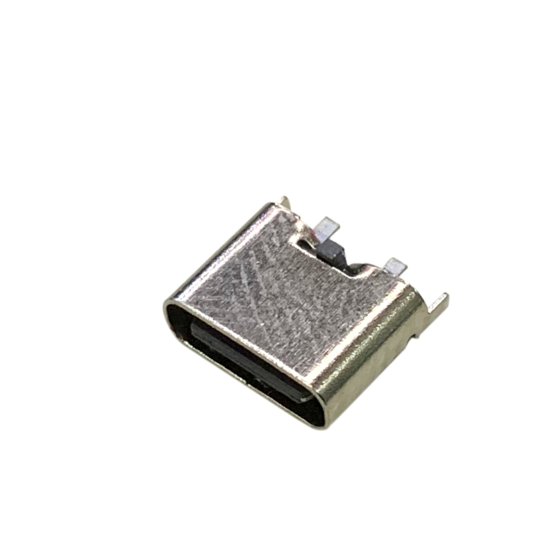 TYPE-C母座2P焊线式180度直插充电接口typec接头 两脚卧式立式usb - 图3