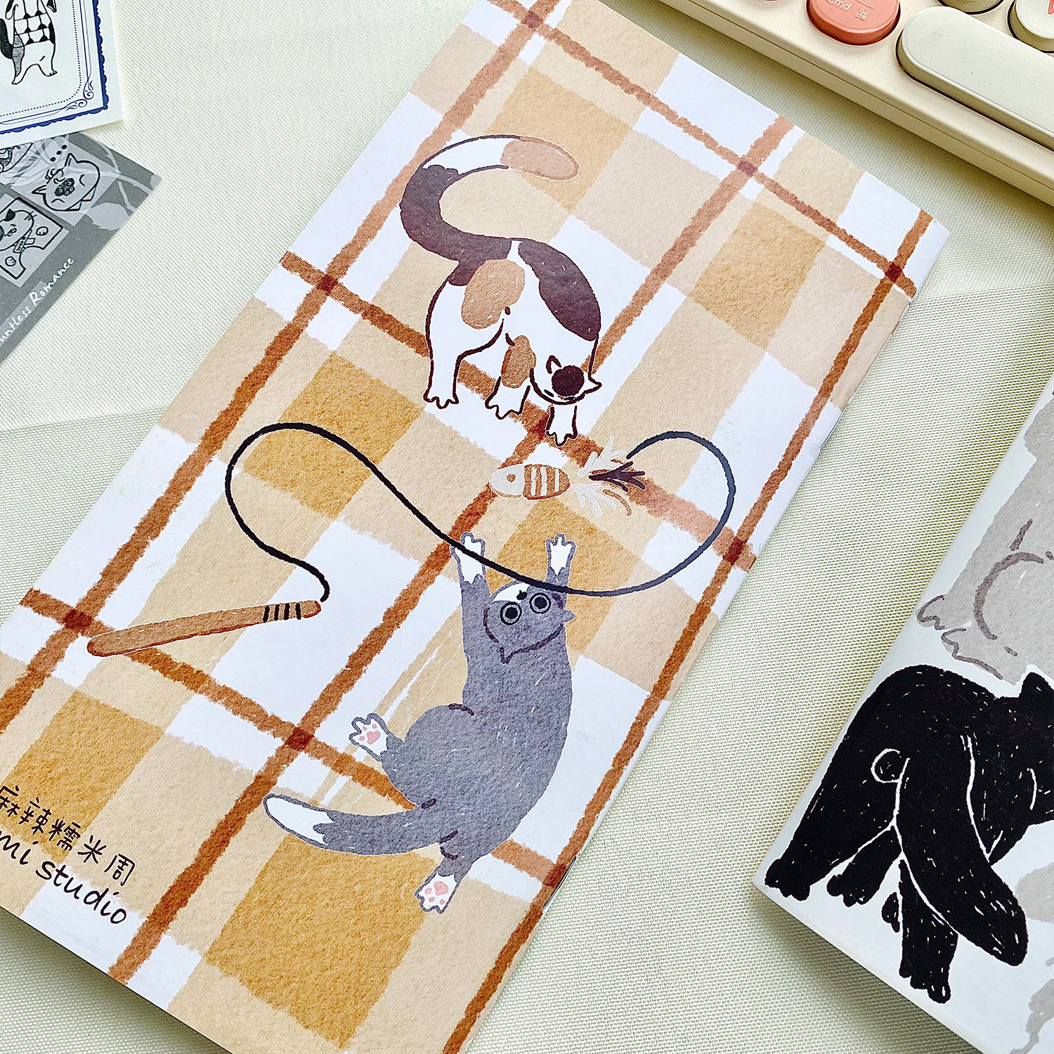 【TN离型本】麻辣糯米周 猫满地tn标准尺寸离型本内含硫酸纸口袋,淘宝优惠券,粉丝福利购,淘宝优惠卷