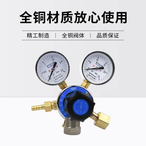 YQY-5上海减压器2.5*25mpa氧气减压器减压阀氧气表上海 - 图0
