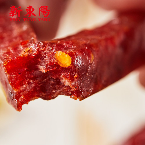 新东阳休闲零食吮指肉脯肉干即食小吃炙烤猪肉条原味辣味84g/袋 - 图2