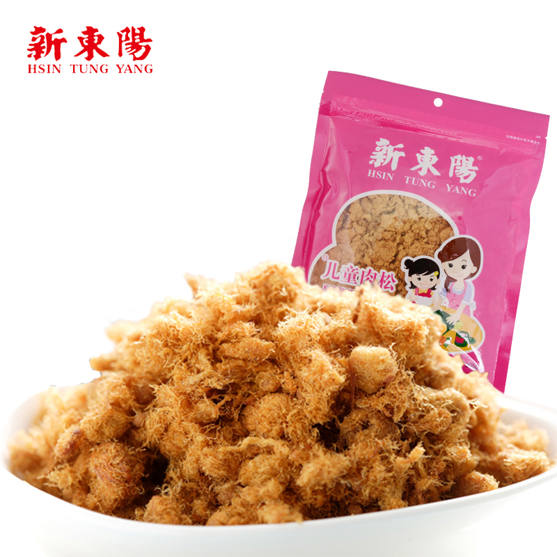 【新东阳旗舰店】猪肉松(肉粉松)海苔/儿童肉制品休闲零食105g袋 - 图1