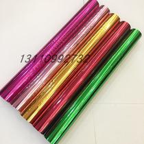 Golden Spike Green Hot Paper Materials Electrolumination Aluminum Bronzed Gold Material Thermal Transfer Red Yellow Blue Home Over Plastic One TJI Grade Factory Gold Straight