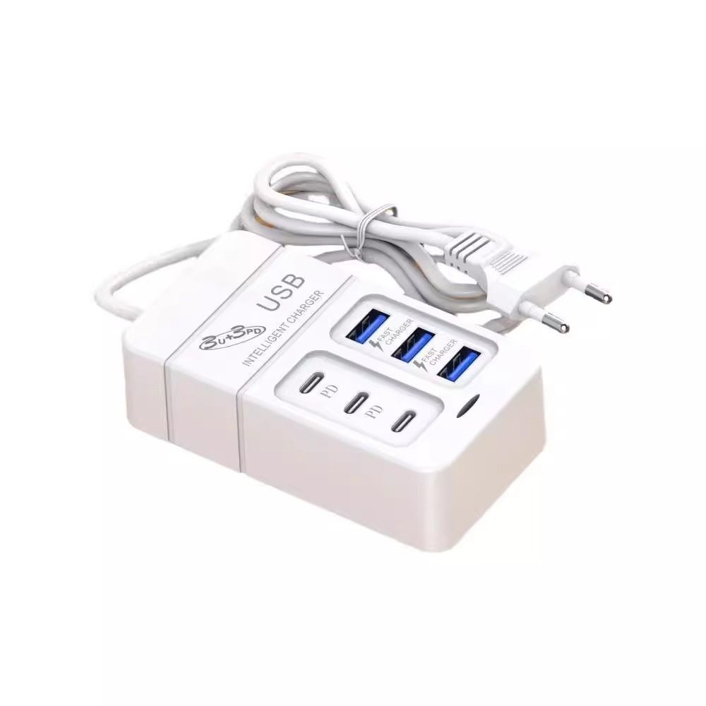 多口usb接口充电器带线扩展器插座多孔插排通用快充充电头家用,淘宝优惠券,粉丝福利购,淘宝优惠卷