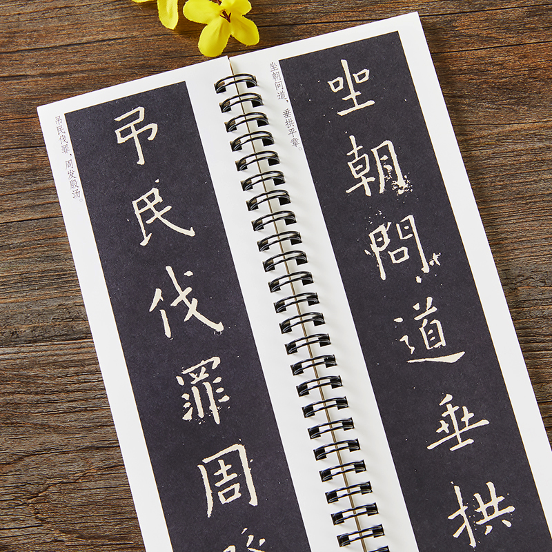 欧阳询楷书千字文经典碑帖书法临摹字卡原大版近距离高清临帖卡原帖成人初学者入门练字唐代欧体楷书毛笔书法字帖 - 图1