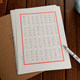 Thin Gold Style Copybook Hard Pen Adult Ancient Style Song Huizong's Thousand-Character Pen Copybook Student Beginner Regular Script College Student Calligraphy Copying Practice Copybook Thin Gold Style Copybook Copying and Red Calligraphy Practice Book for Boys and Girls