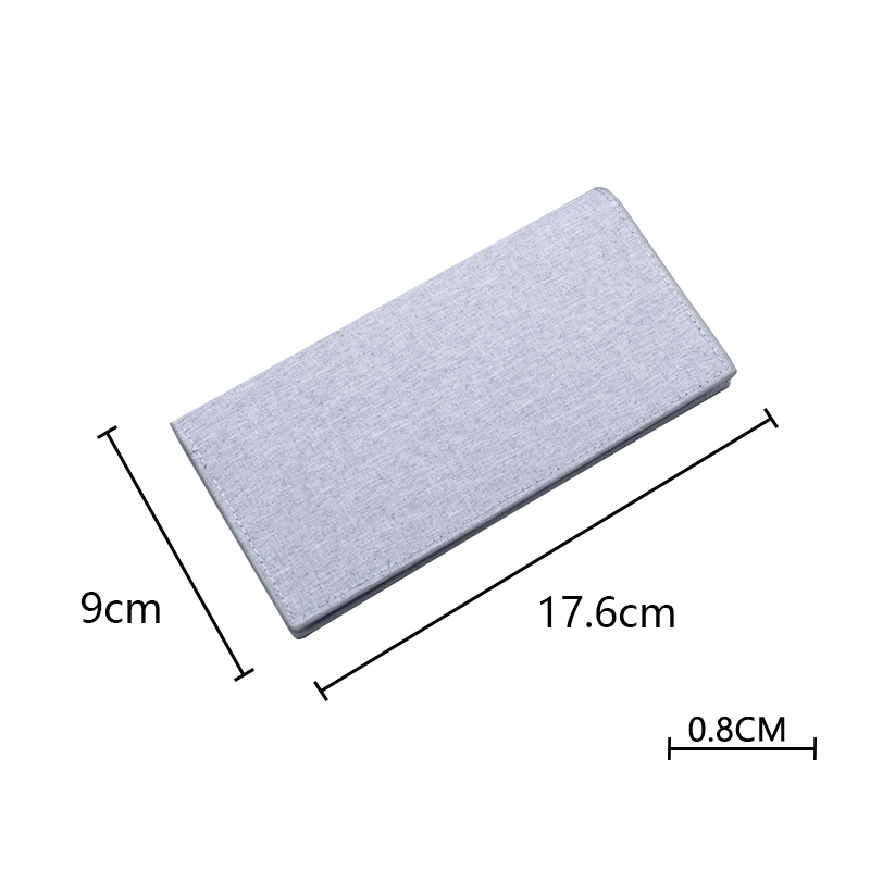 帆布钱包男款长款大学生超薄卡包多卡位小众简约男士潮流长夹钱夹