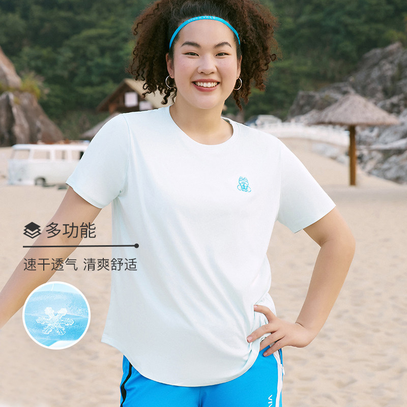 VIVICYCLE吸湿速干透气运动T恤女夏季新款跑步健身短袖上衣女,淘宝优惠券,粉丝福利购,淘宝优惠卷
