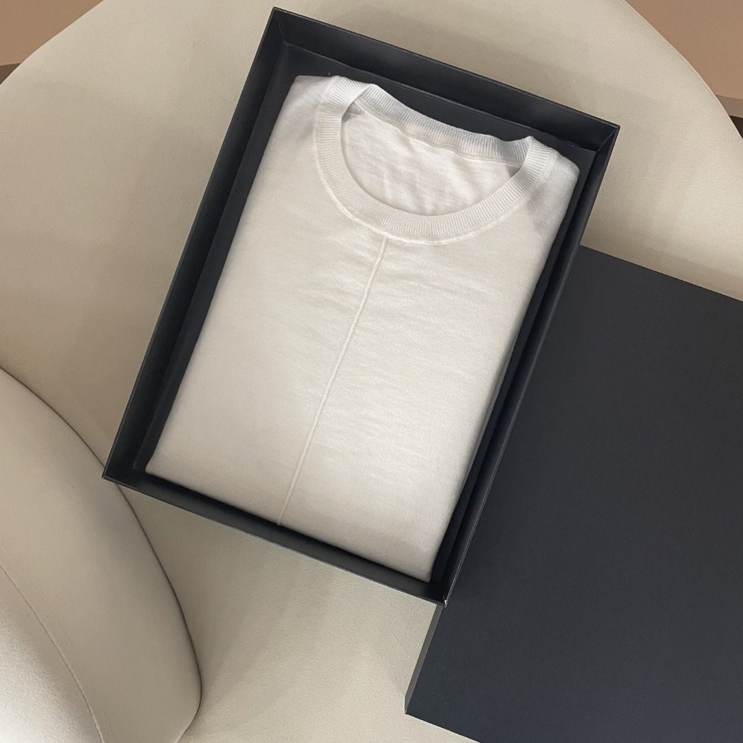 2025 鄂家同款 120支精纺扬子纱 100%美丽诺纯羊毛圆领中缝线短袖,淘宝优惠券,粉丝福利购,淘宝优惠卷