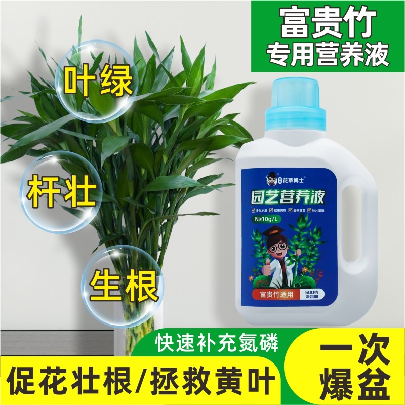 富贵竹专用营养液水培植物防治黄叶促生根观音竹铜钱草通用肥料,淘宝优惠券,粉丝福利购,淘宝优惠卷