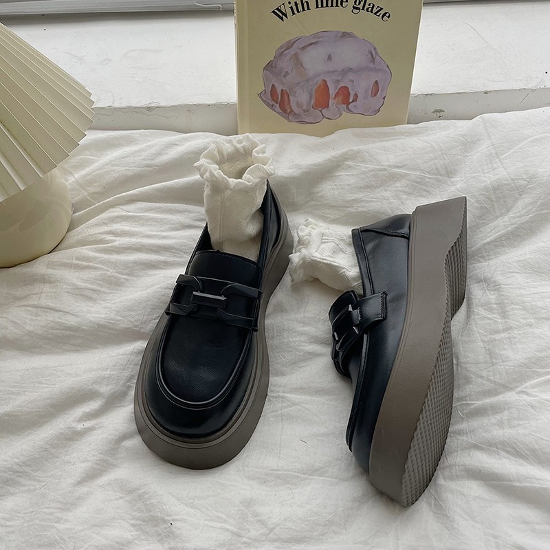 拉夏homme小皮鞋2023新款真皮小皮鞋小白鞋潮流时尚-第5张图片-提都小院