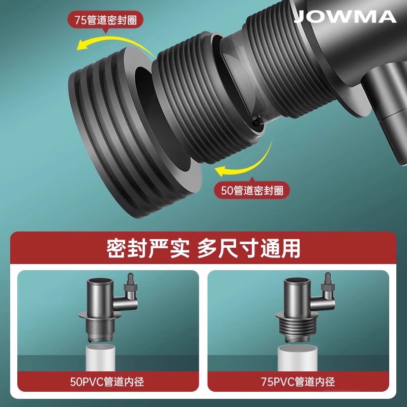 厨房下水管二通三通水槽洗菜盆下水道排水二合一分水器防返臭神器 - 图0