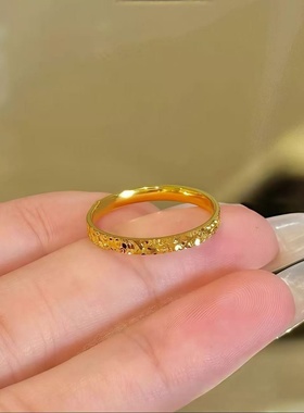 One金店同款碎碎冰情侣对戒