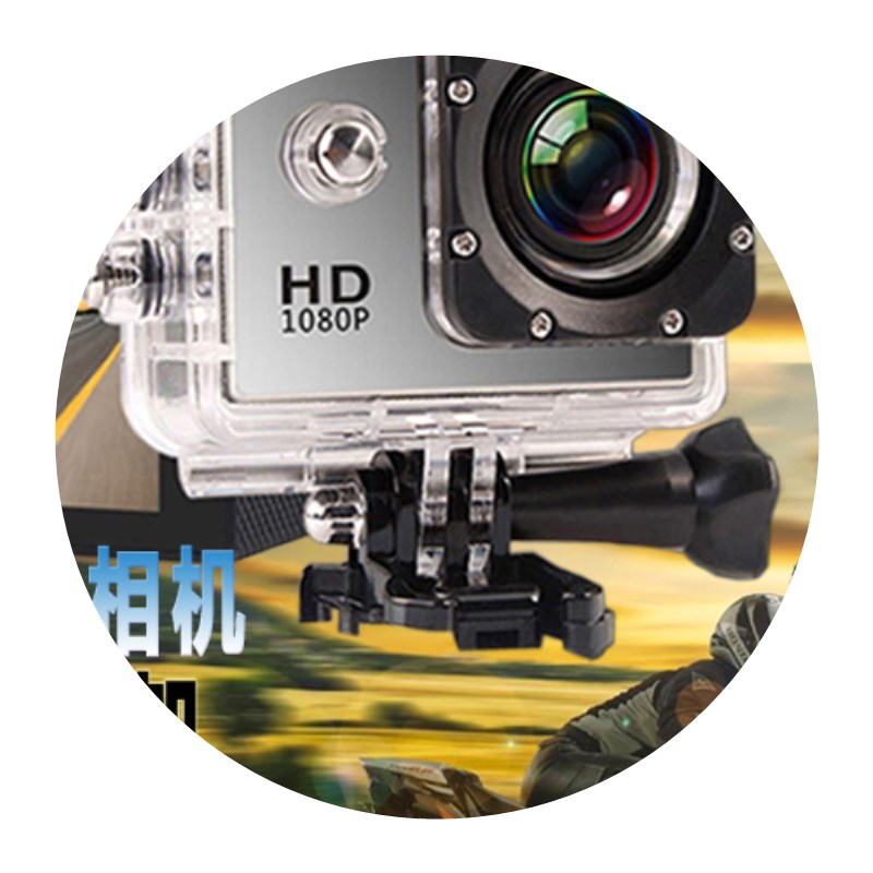 山狗行A8防水运动骑行WiFi摩托车行车记录仪摄像机4K机车头盔相机 - 图3