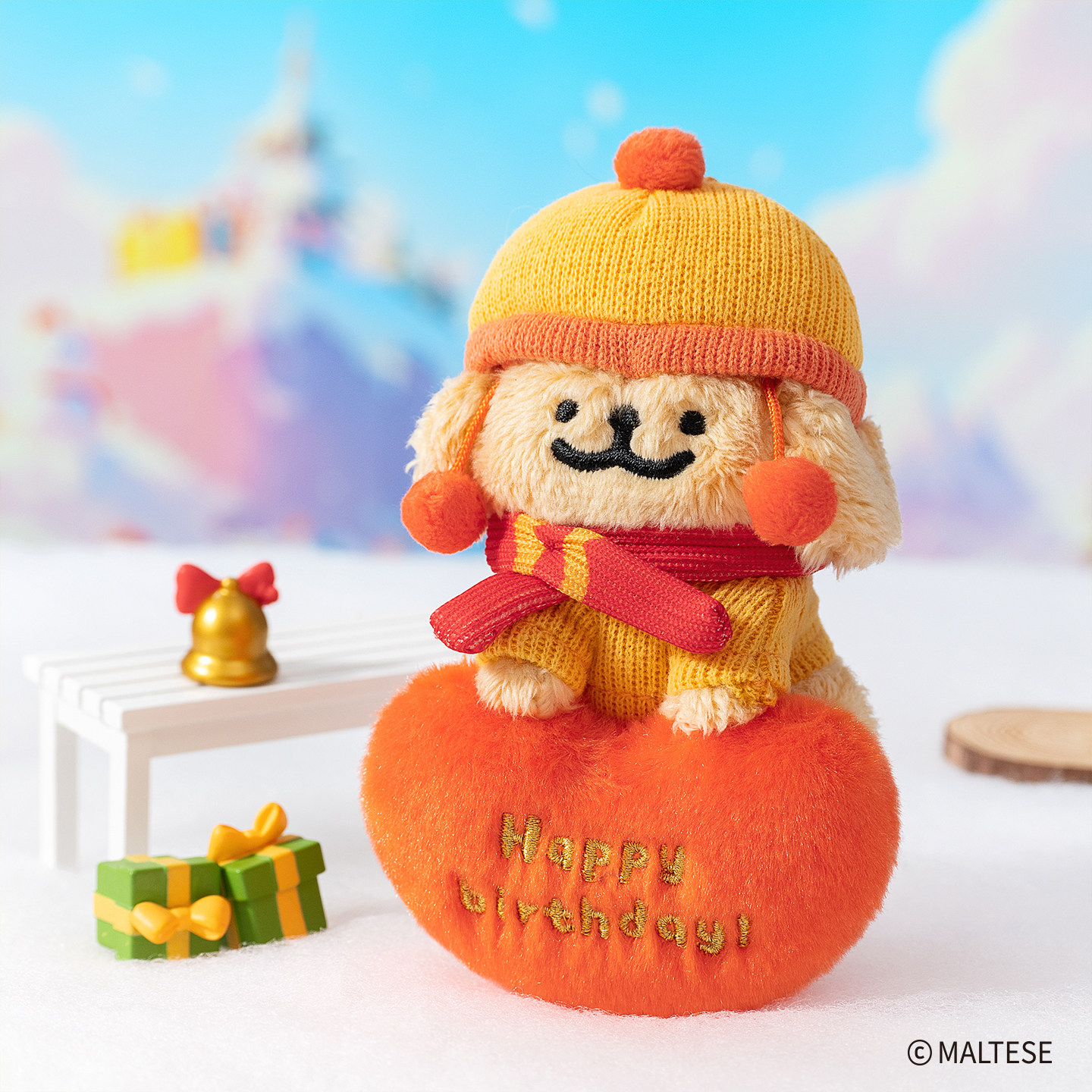 线条小狗Maltese原创生日冬装挂件包包挂饰可爱毛绒玩偶情侣礼物,淘宝优惠券,粉丝福利购,淘宝优惠卷