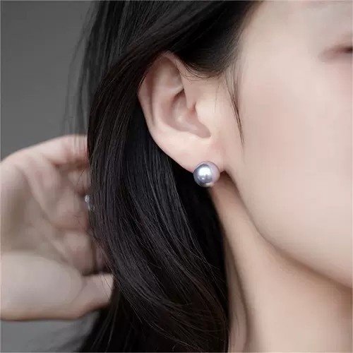 Париж [Дизайнерская чистая ручная рука] Истинные серьги из жемчуга Mattar