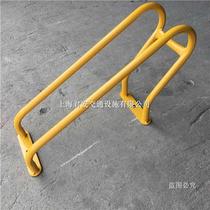 Single clamping galvanized spray plastic separate stall parking frame bike parking rack high and low bike parking rack