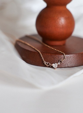 金简约百搭锁骨链项链冷淡风