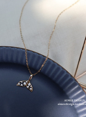 人鱼鱼尾项链女网红同款气质