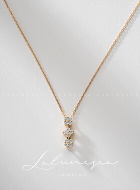 爱心项链法式高级简约气质锁骨链