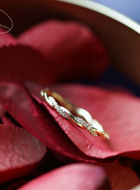 925纯银戒指女小清新简约气质