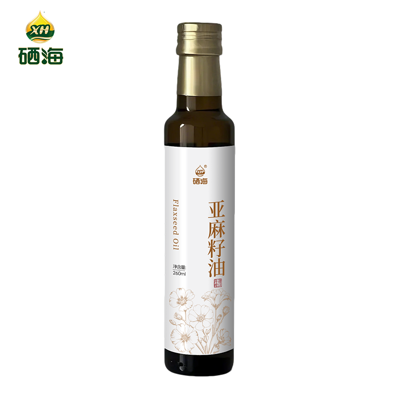 硒海一级冷榨原油进口亚麻籽油260ML 高亚麻酸月子孕妇宝宝适用油 - 图3