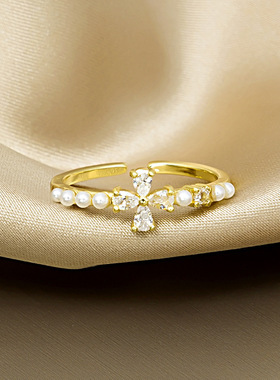 2025保色气质简约设计感锆石戒指