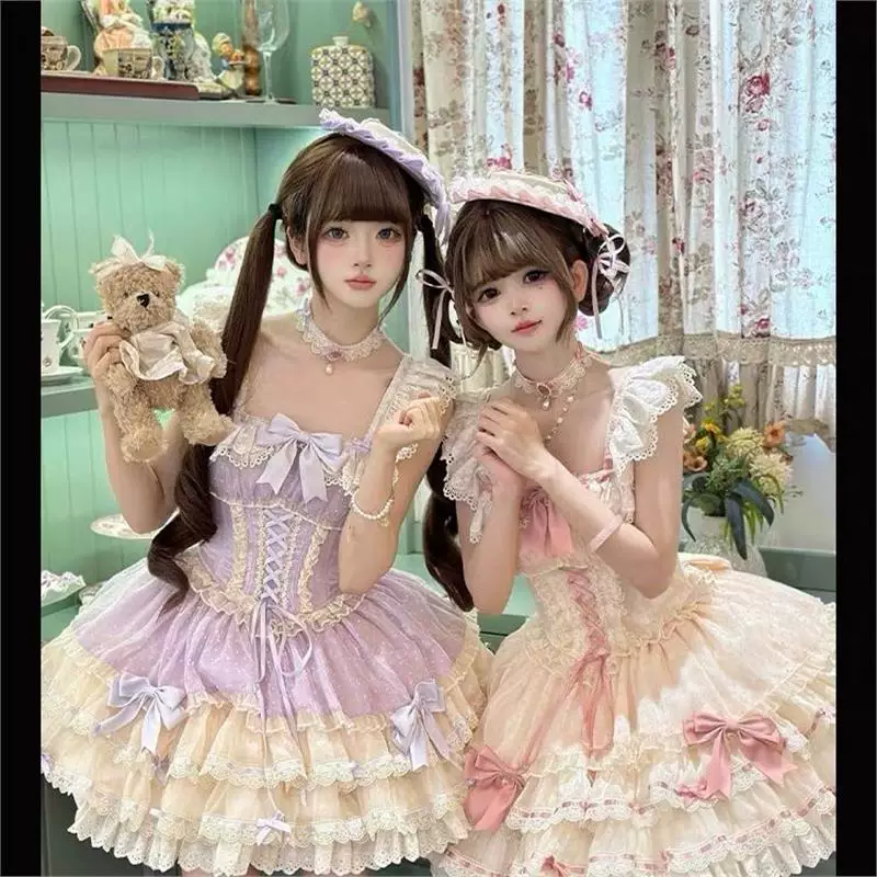 Милое платье, стиль Lolita, французский стиль