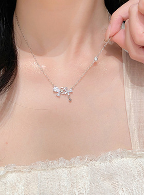 梦幻蝴蝶项链女款轻奢小众设计