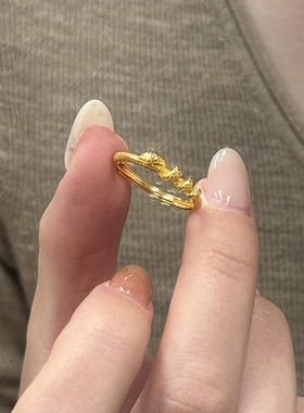 小红书爆款灵蛇缠绕戒指女气质