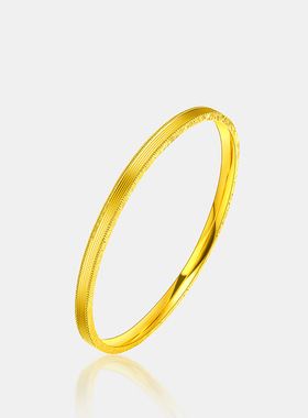 古法金色筷子手镯CNC精工纳米