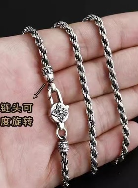 男士项链复古潮男简约粗犷