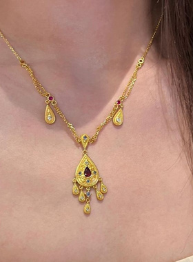 新品新款中国风水滴项链泪珠设计