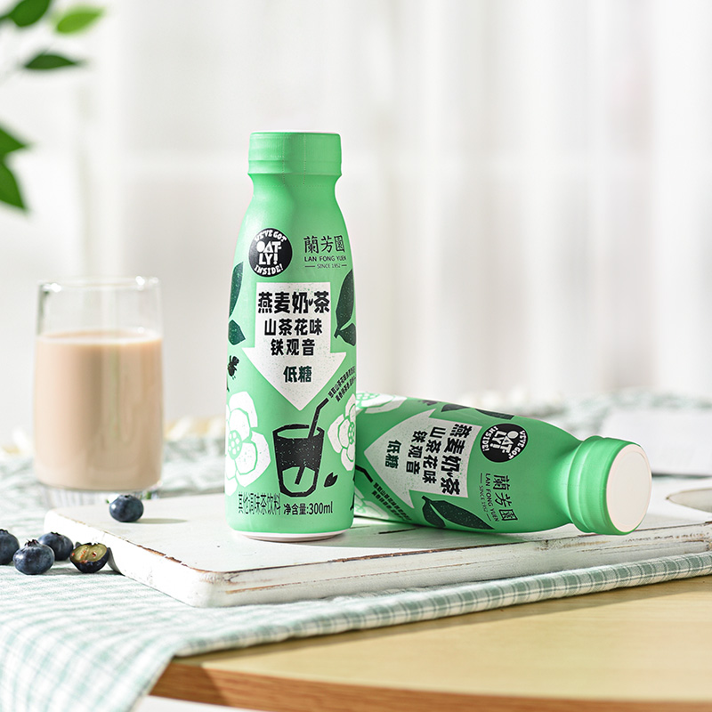 OATLY&兰芳园 低糖山茶花味燕麦奶 300ml*7瓶