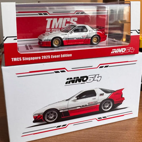INNO新加坡TMCS展会限定 马自达RX7 FC3S 1:64 合金车模型 - 图0