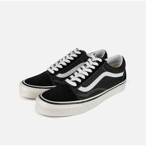 VANS/范斯官方正品男女鞋 Old Skool黑白经典安纳海姆休闲板鞋-图1