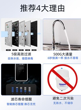 大流量净水饮水机奔泰家用反渗透