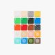 Tuozhu 3D printing consumable color card 24*24mm 80 pieces