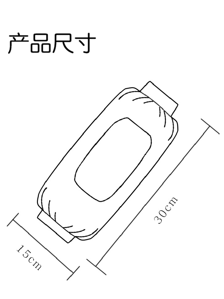 婴儿手臂凉席抱娃手臂垫宝宝哺乳喂奶天丝冰丝套袖胳膊套夏天神器 - 图3