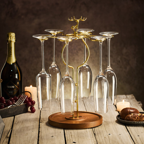 高颜值ins风玻璃香槟杯家用高脚杯轻奢高档精致高级感甜酒杯套装 - 图3