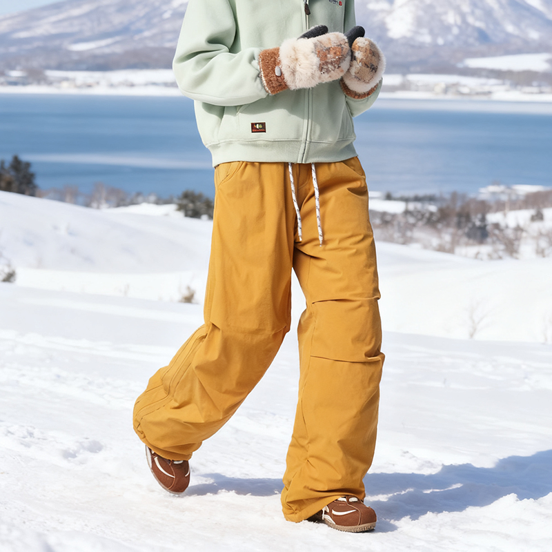 FIDO DIDO 工装风90%白鸭绒羽绒裤垂感男裤加厚保暖户外休闲裤男,淘宝优惠券,粉丝福利购,淘宝优惠卷