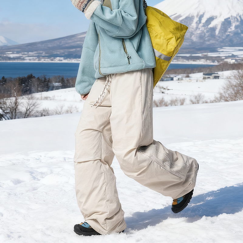 FIDO DIDO 工装风90%白鸭绒羽绒裤垂感男裤加厚保暖户外休闲裤男,淘宝优惠券,粉丝福利购,淘宝优惠卷