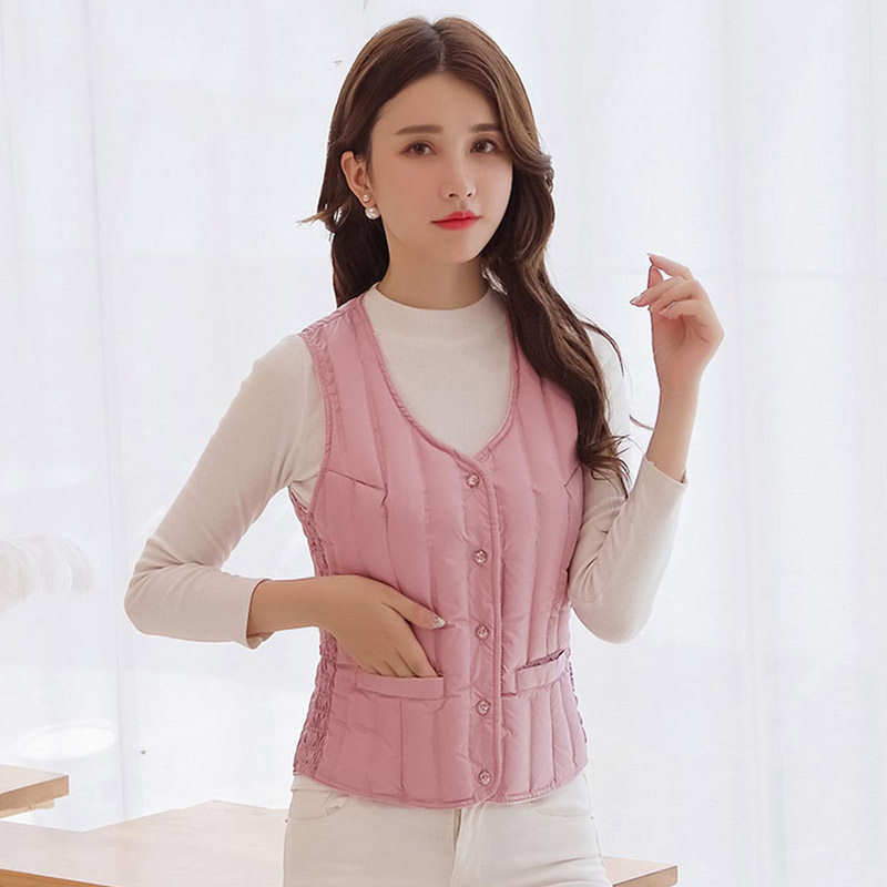 羽绒短款修身轻薄内穿秋冬新马甲 dtgaa马夹