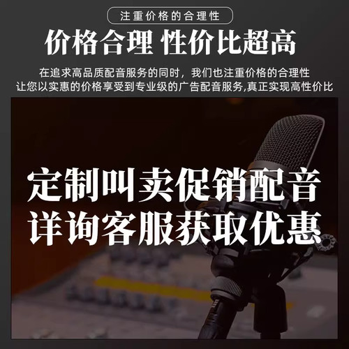 广告录音U盘内存卡定制男女声专业配音真人语音叫卖促销活动摆摊 - 图2