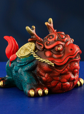 铜招财桌面工艺品小摆件