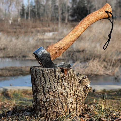 ARCSTG Dungle Skill Niman Axe Кованые бандиты топора Camp -Equipment, открытый кемпинг маленький топор нарезанный дрова
