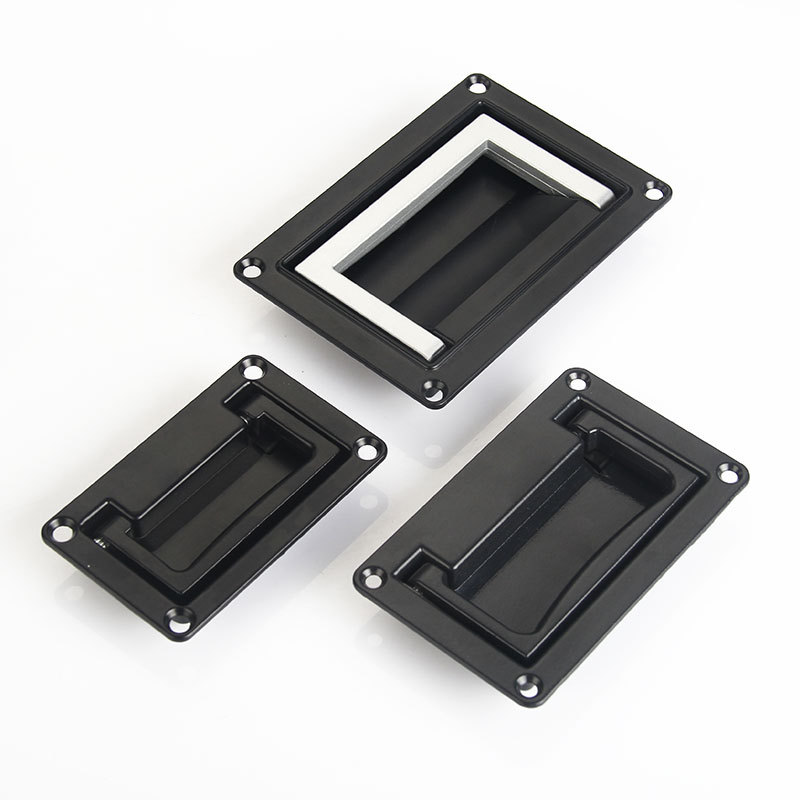 锌合金LS702-1面板拉手 机柜扣手 PL002-2工具箱拉手电柜箱暗拉手 - 图0